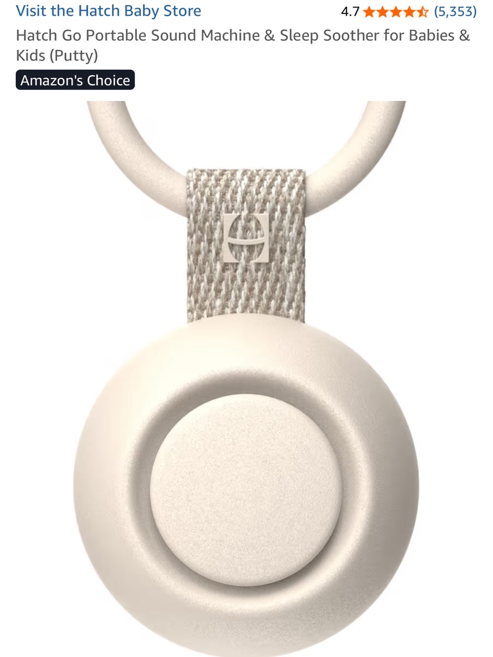 Hatch Sound Machine (blue/green)